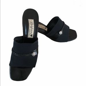 Vintage Black Brighton Slides